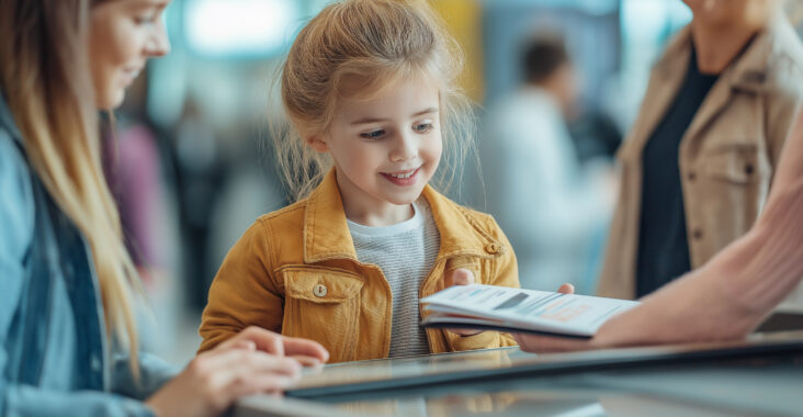 Enfant découvre banque et crytomonnaie monde de la finance